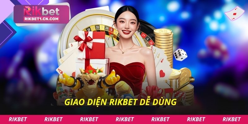 Giao diện Rikbet dễ dùng